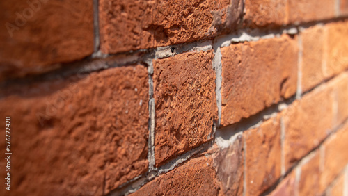 The Old red brick wall