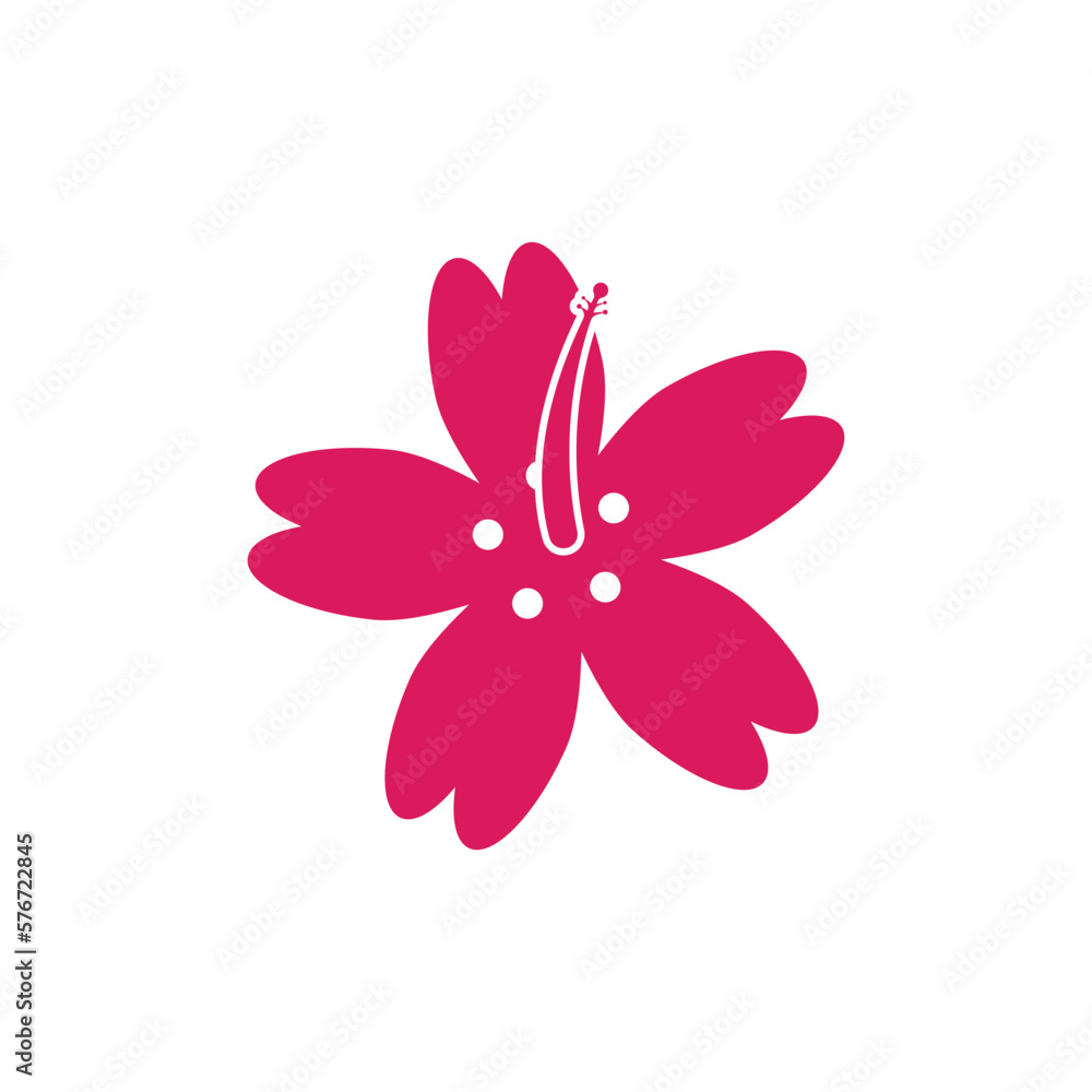 Flower vector icon design Flower vector icon design