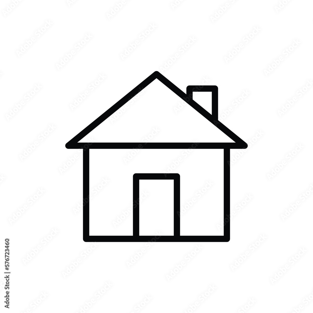 house - home icon vector design template in white background house - home icon vector design template in white background