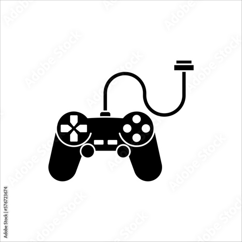 gamepad icon isolated on white background.