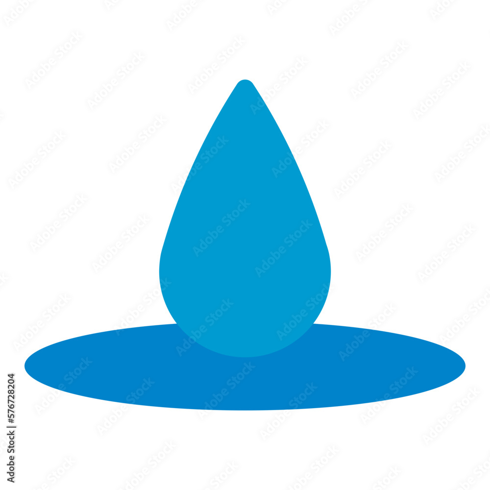 water drop flat icon