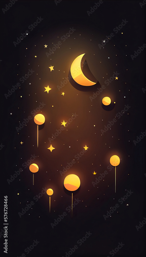 moon and stars,background with stars,moon in the night,starry night sky,night sky with stars and moon