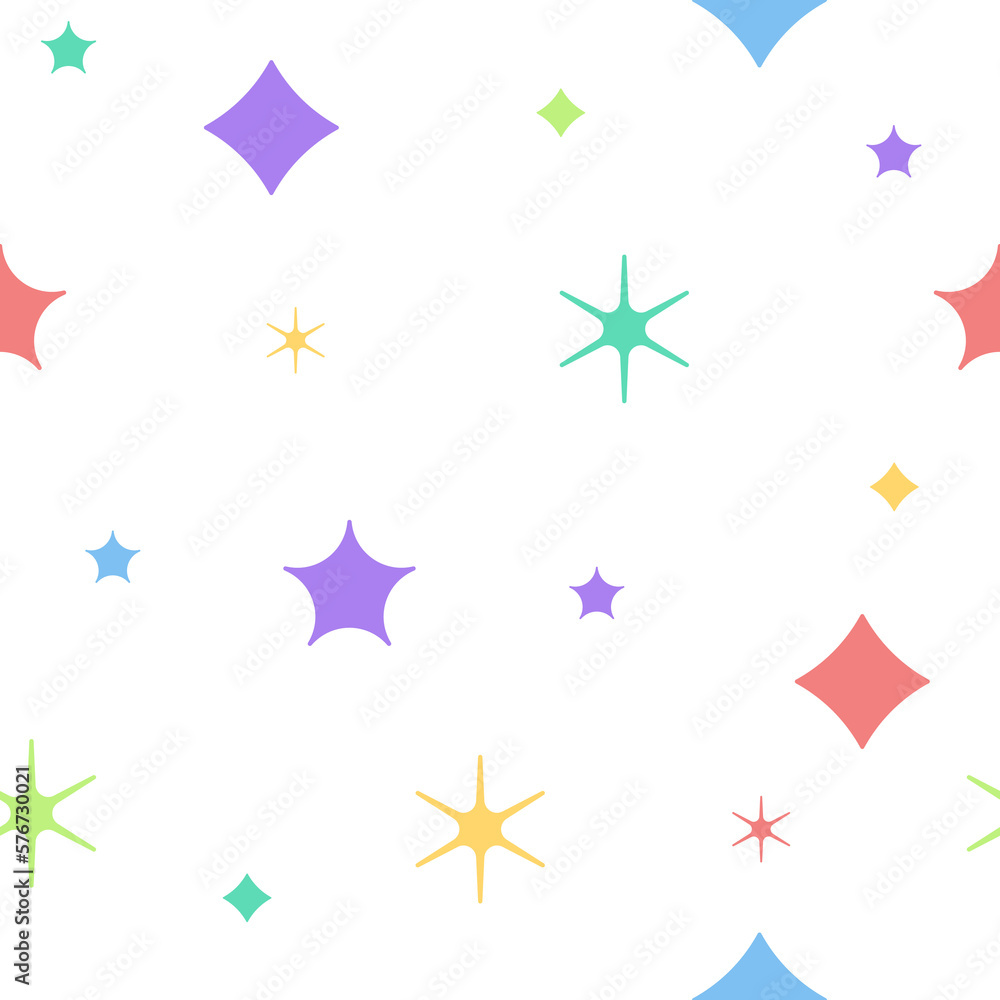 Obraz premium colorful star pattern background