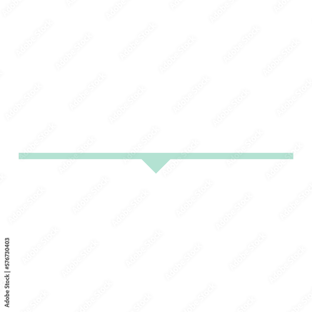 Obraz premium arrow underline element 