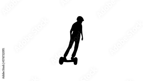 hoverboard silhouette, Self-balancing scooter