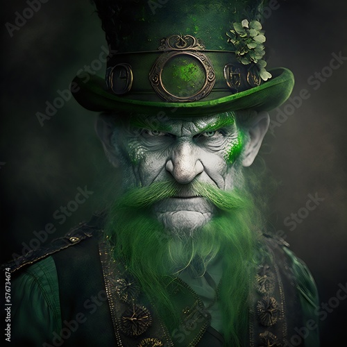 St. Patrick's day leprechaun  created with AI