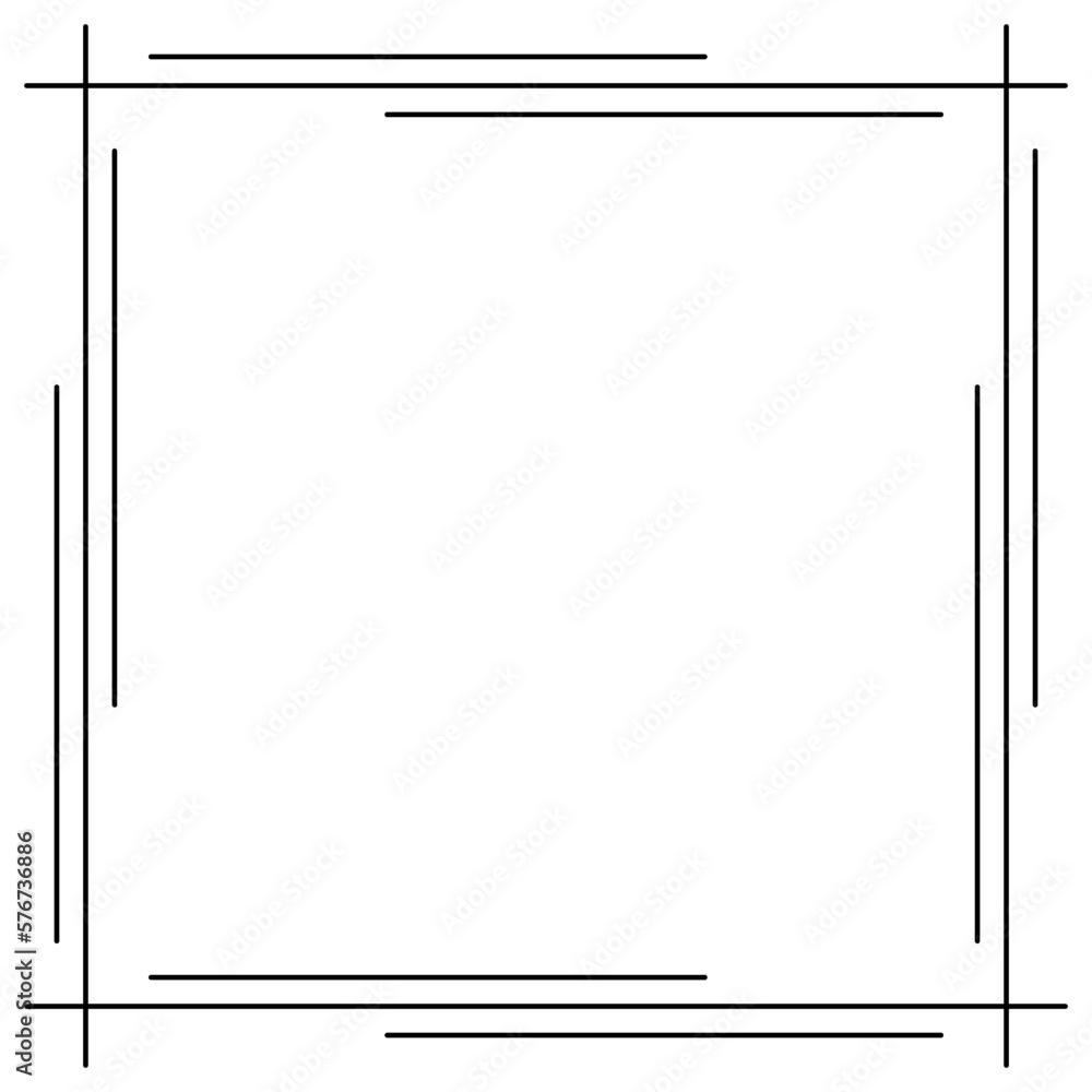 minimal line square frame
minimal line square frame