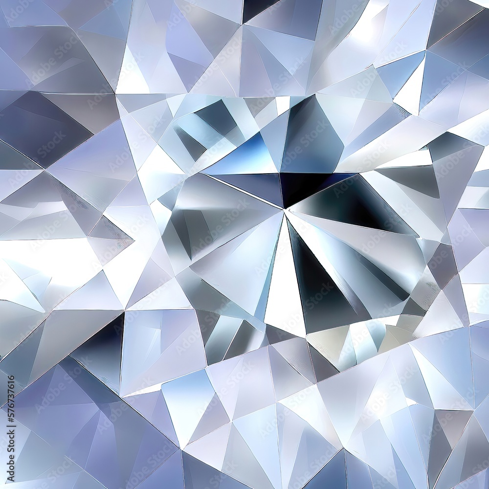 Fototapeta premium The Shimmering Brilliance of Diamonds up Close.