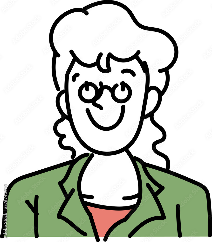 Avatar hand drawn illustration businessman portrait Avatar hand drawn illustration businessman portrait