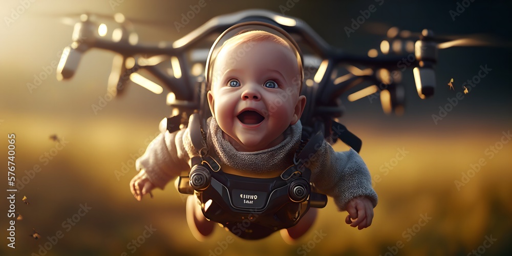 baby fly,digital illustration generative AI baby fly,digital illustration generative AI