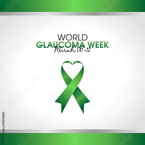 vector graphic of world glaucoma day good for world glaucoma day celebration. flat design. flyer design.flat illustration.