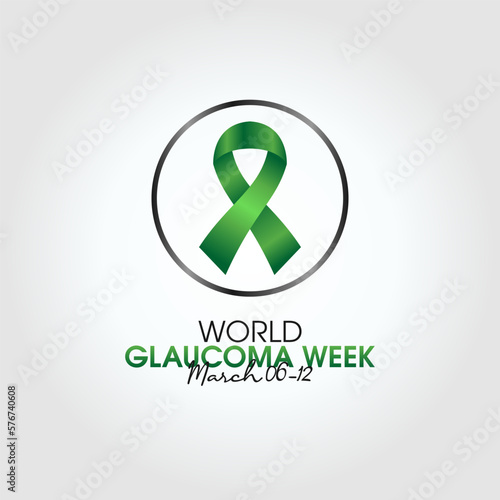 vector graphic of world glaucoma day good for world glaucoma day celebration. flat design. flyer design.flat illustration.