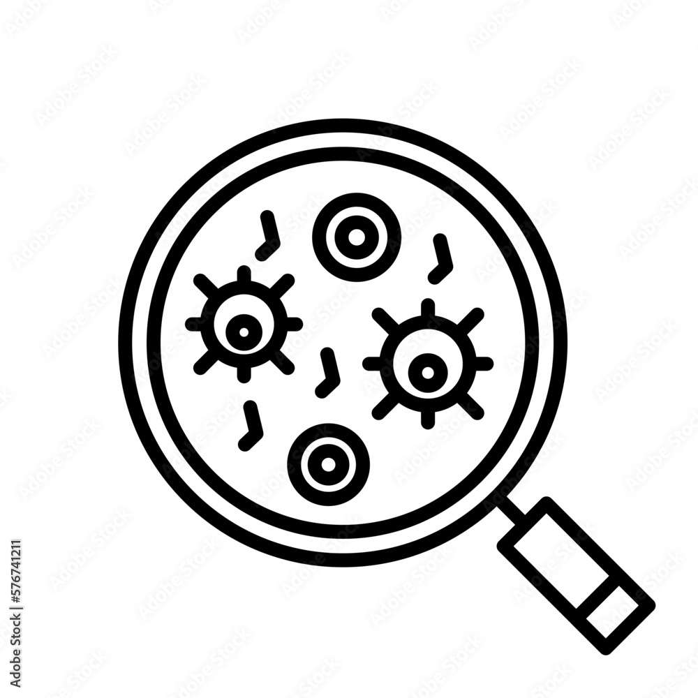 Obraz premium Bacterium Icon Design