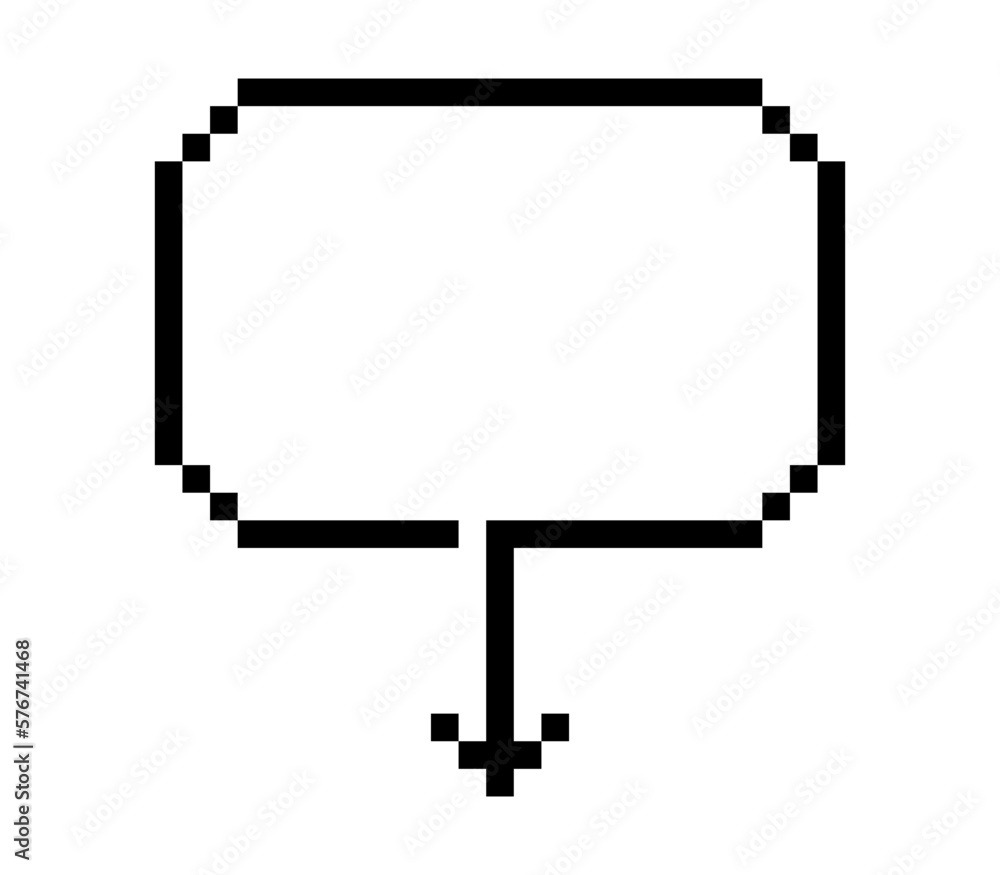 pixel white speech box
pixel white speech box