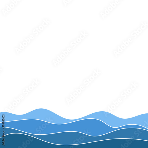 Sea Waves Footer