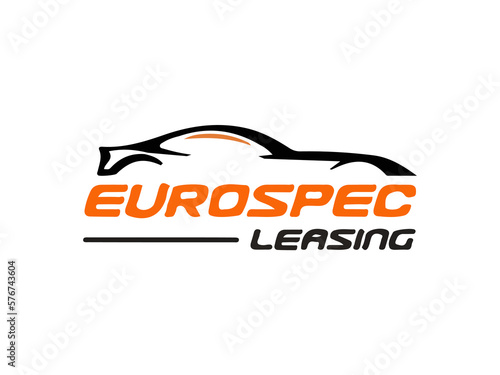Racing modern car logo design