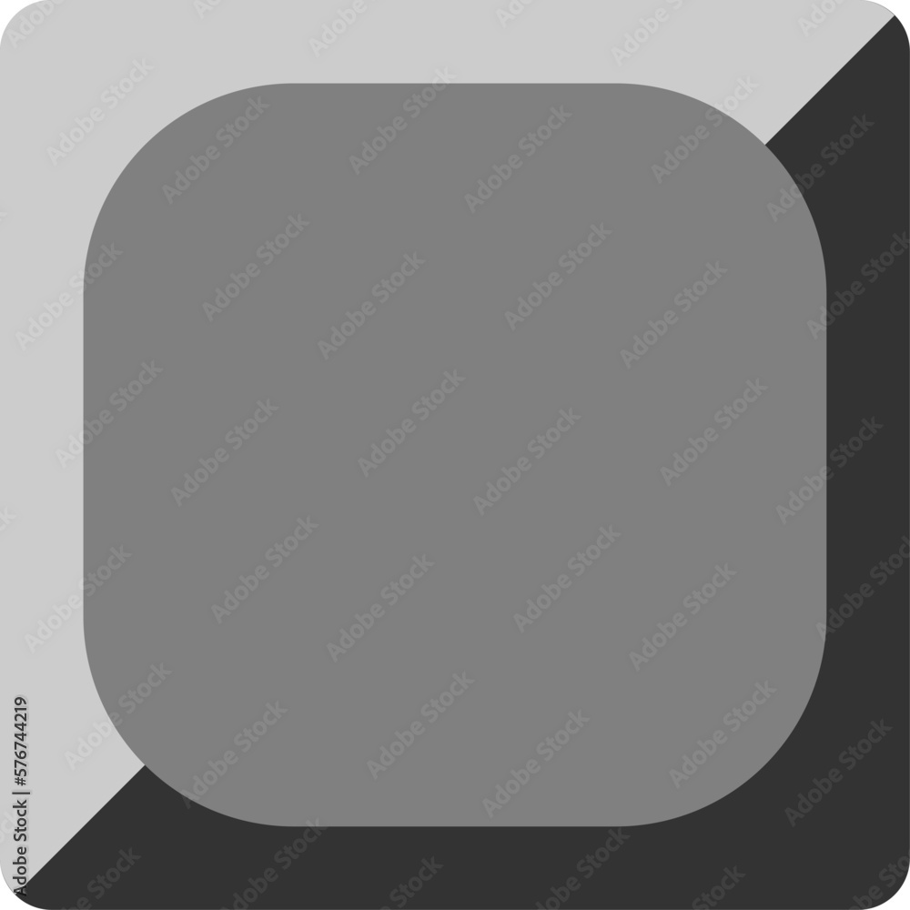 Basic Keyboard Key Button in Top View with 3D Style Shadow Effect. Vector Image. Basic Keyboard Key Button in Top View with 3D Style Shadow Effect. Vector Image.
