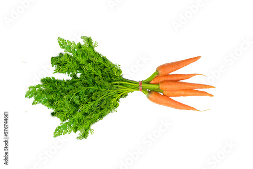 Obraz na plátně bunch of carrots PNG