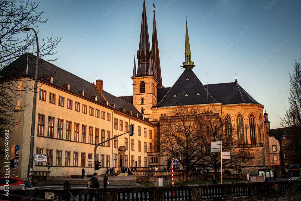 Fototapeta premium Cathédrale Notre-Dame, Luxembourg