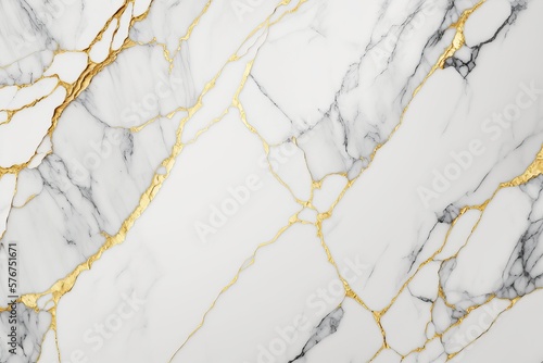 White and golden marble surfaces for design backgrounds