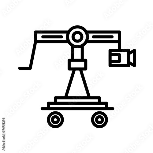 Camera Crane Icon Design