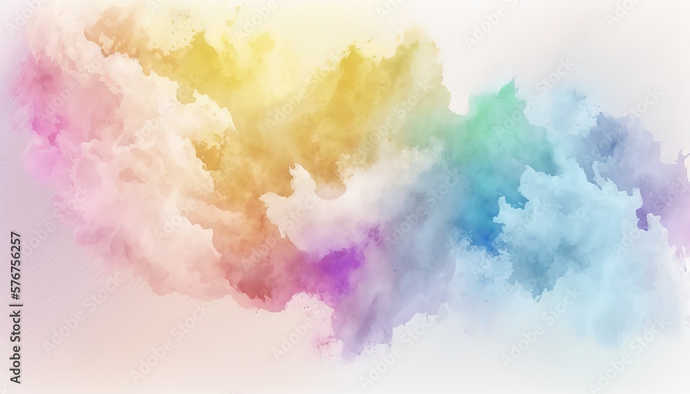 abstract watercolor explosion, vibrant colour background wallpaper created with generative ai technology