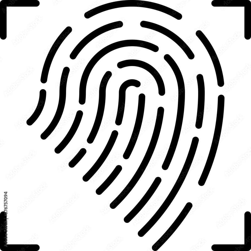 finger print icon finger print icon