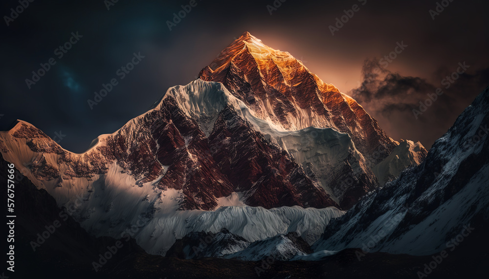 The beauty of the Himalayas, Mountains, Generative AI