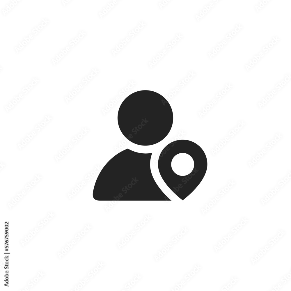 User Location - Pictogram (icon) User Location - Pictogram (icon)