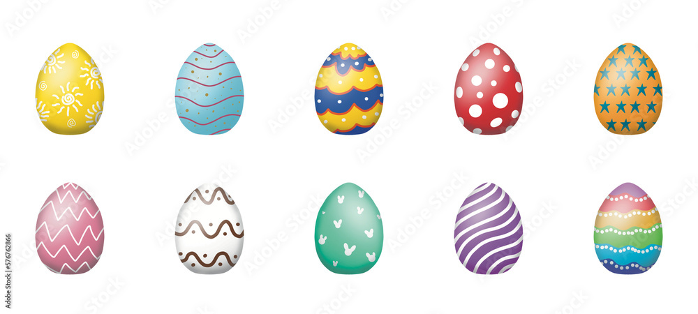 Easter egg hand drawing transparent background 