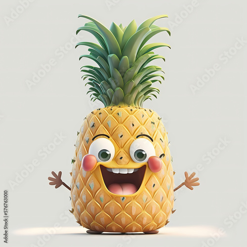 Pineapple Character Generative AI