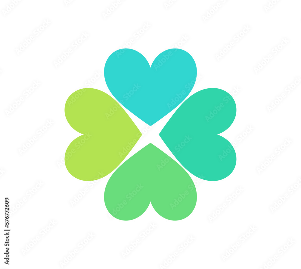 Four leaf clover icon symbol. Vector illustration. Four leaf clover icon symbol. Vector illustration.