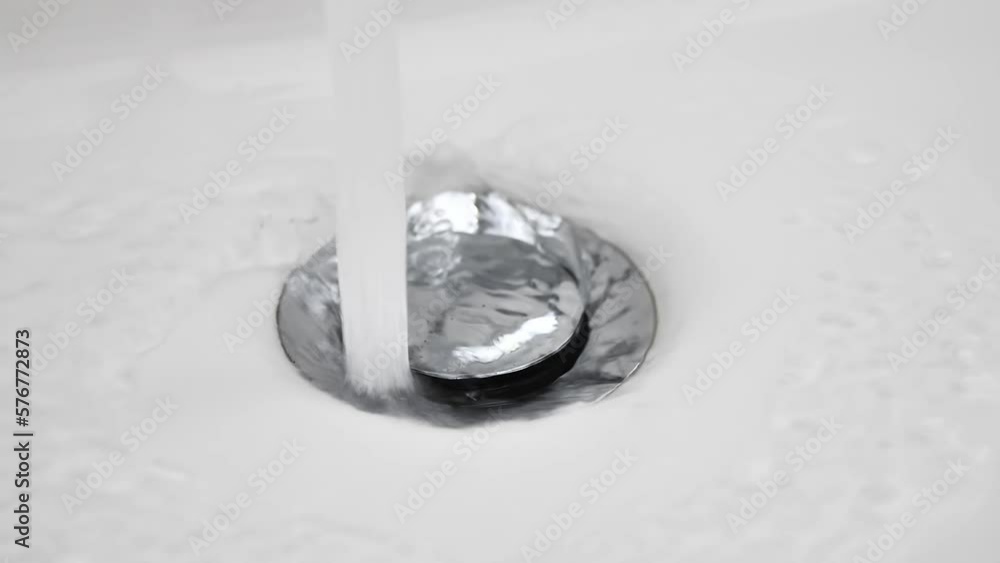 Water Flows Down In Sink Drain Hole Slow Motion Water Drain In Ceramic   1000 F 576772873 QeBx1HYl5Lm5Em5QFvisusHQSl3pwEFQ 