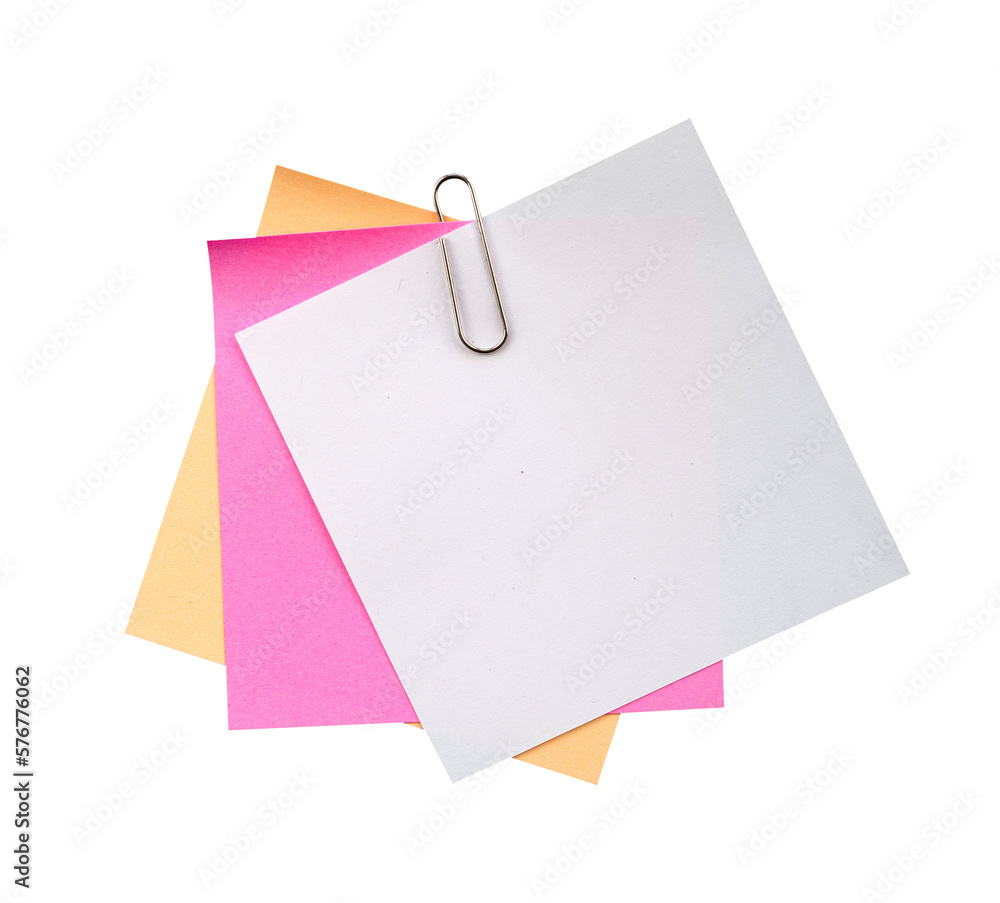 stack of sticky note with clip stack of sticky note with clip