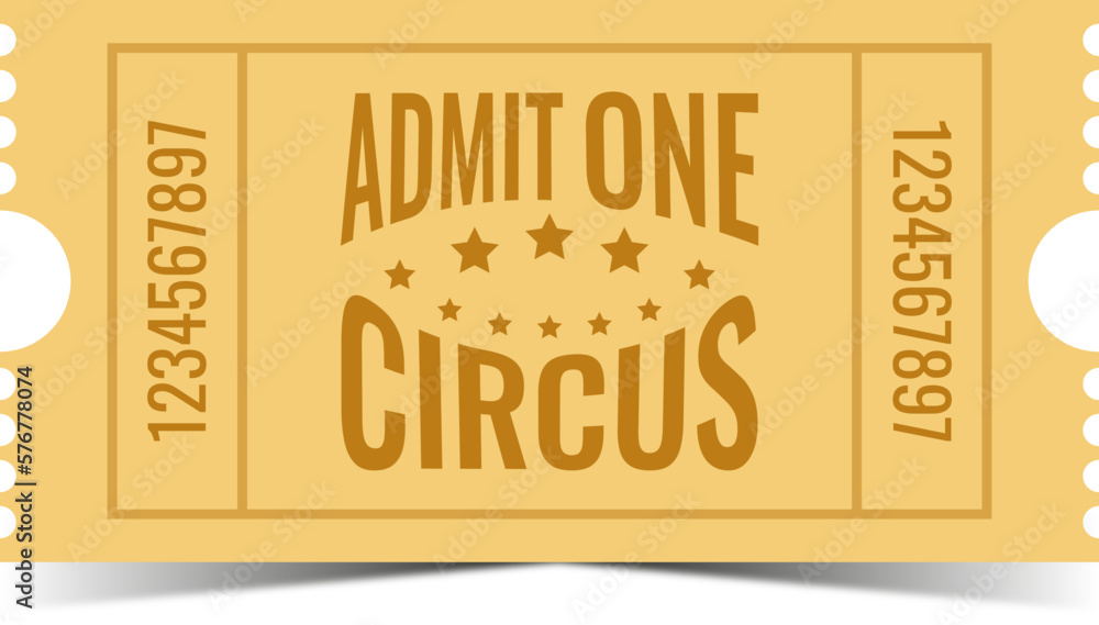 Circus ticket Circus ticket