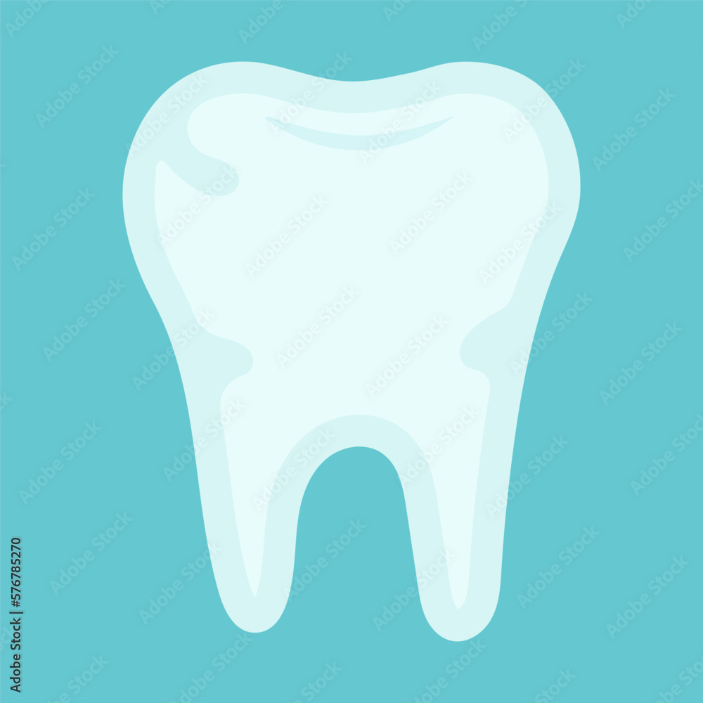 Healthy tooth with glowing effect. White tooth. Teeth whitening concept. Hollywood smile. Vector Healthy tooth with glowing effect. White tooth. Teeth whitening concept. Hollywood smile. Vector