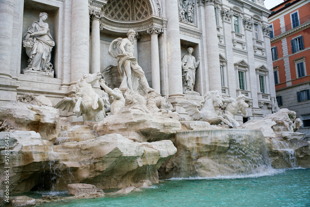 Rome, trevi fountain