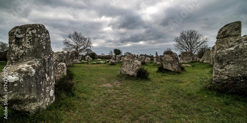 Alignement de Kerzhero à Erdeven, Bretagne, France
