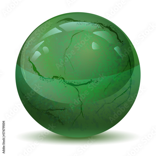 Green beautiful gemstone jade, jadeite, jasper, malachite buchina, magic element