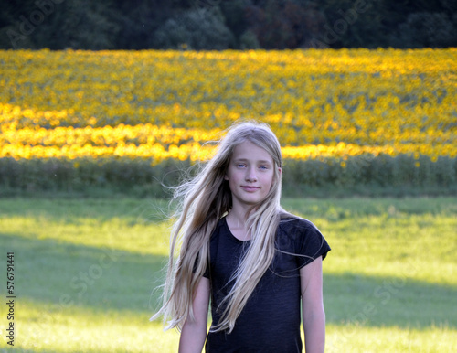 Sunflower Girl photo