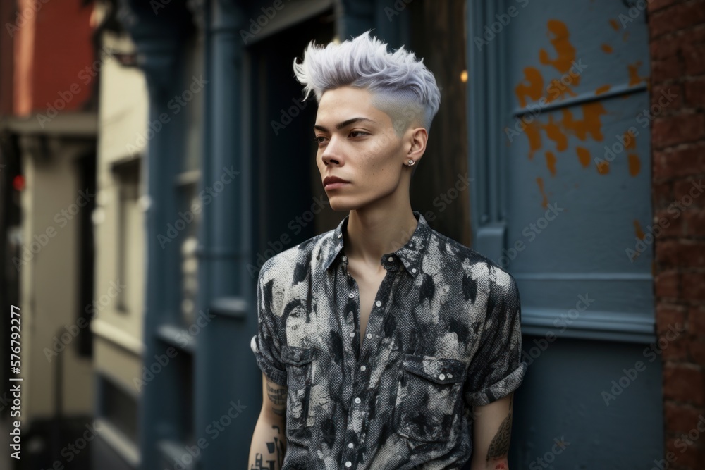 Beyond Binary: AI Illustrations of Non-Binary People in New York City Beyond Binary: AI Illustrations of Non-Binary People in New York City
