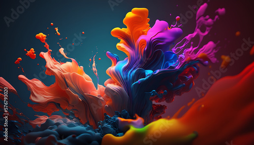 Abstract colorful wallpaper background