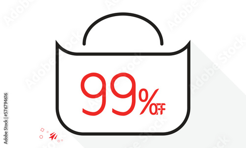 99% off on bag design template.