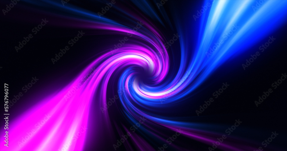Obraz premium Abstract blue purple swirl twisted abstract tunnel background
