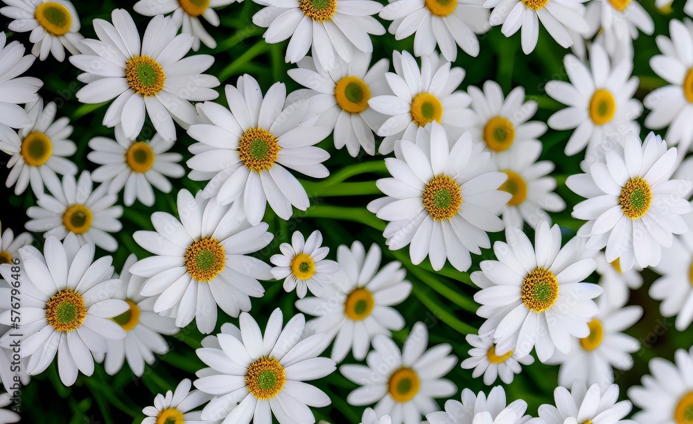 Beautiful daises in white Beautiful daises in white