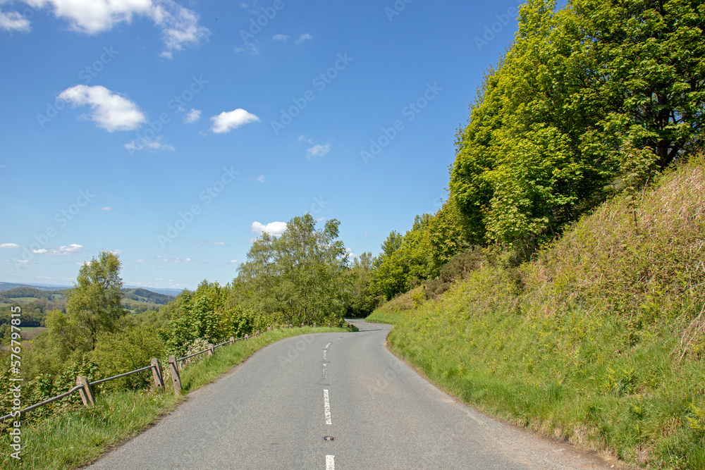 Fototapeta premium Summertime in the Malvern hills.