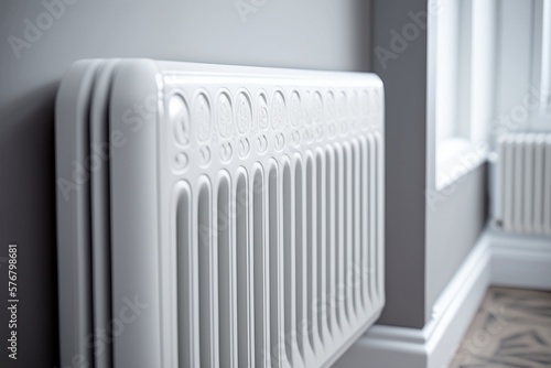 Wallpaper Mural Contemporary Radiator on a White Background Torontodigital.ca