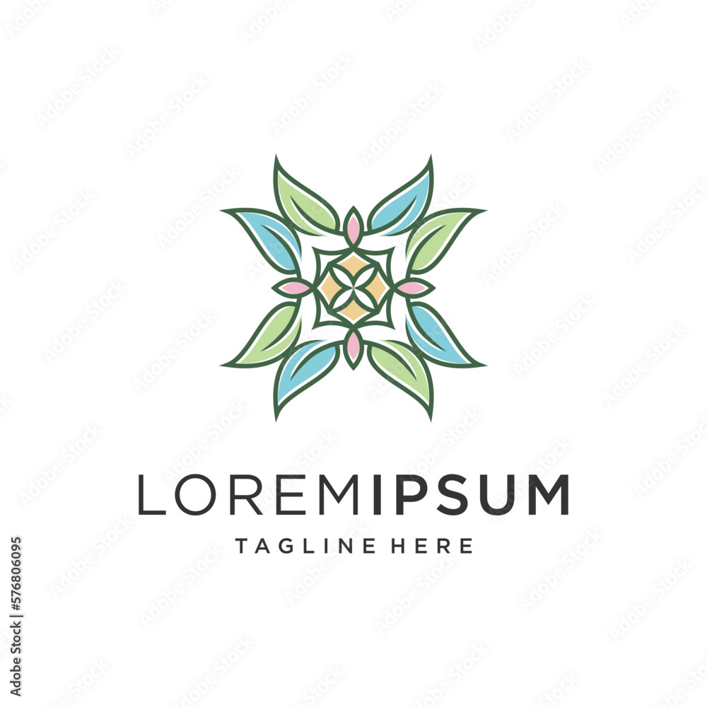 Traditional colorful creative leaves pattern can be used for cosmetic logo, weaving factory and many more
Traditional colorful creative leaves pattern can be used for cosmetic logo, weaving factory and many more