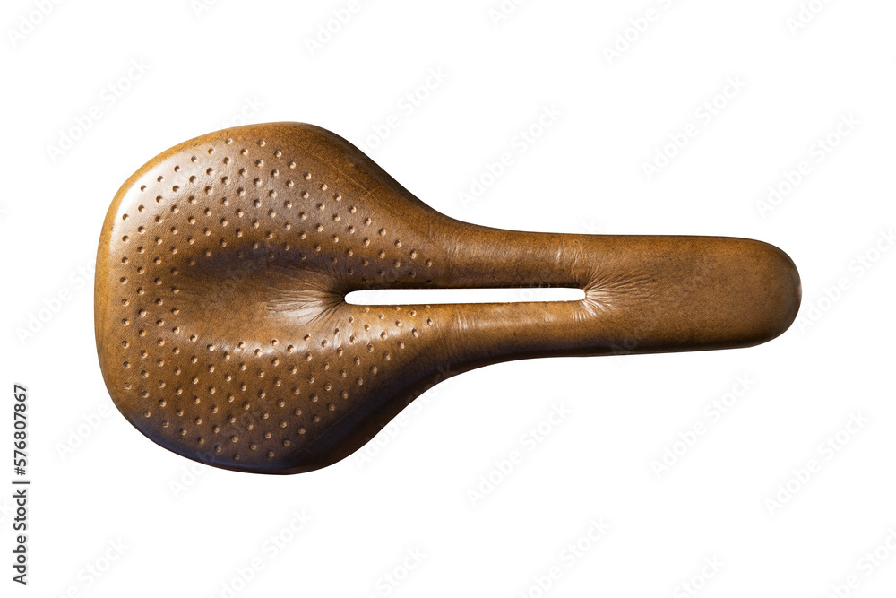Naklejka premium leather bicycle seat