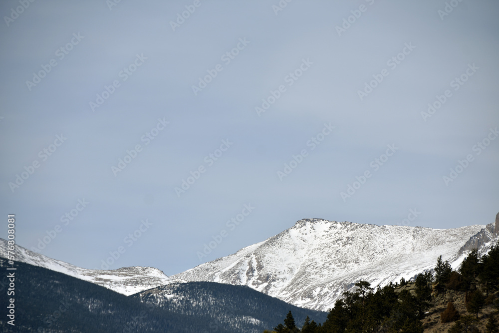 Colorado Rocky Mountain Landscape in Winter